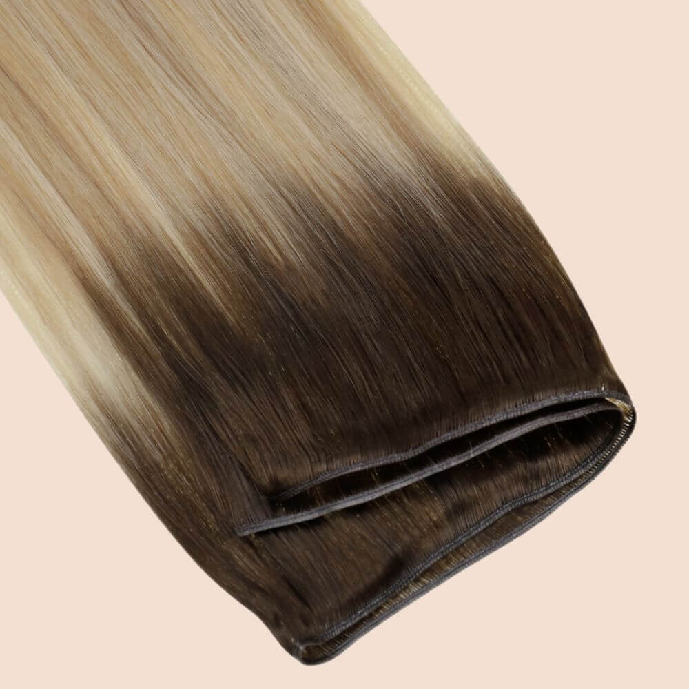 virgin genius weft real human hair invisible