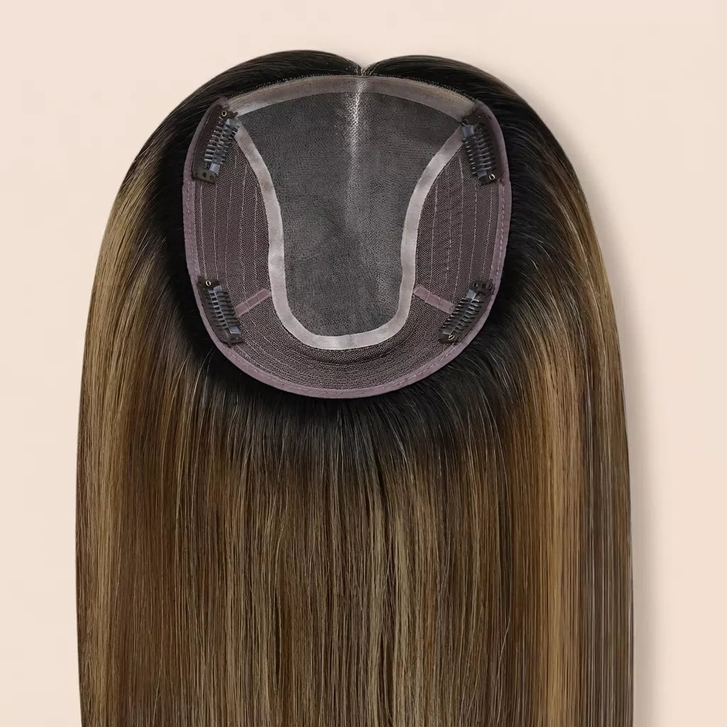 human hair toppers