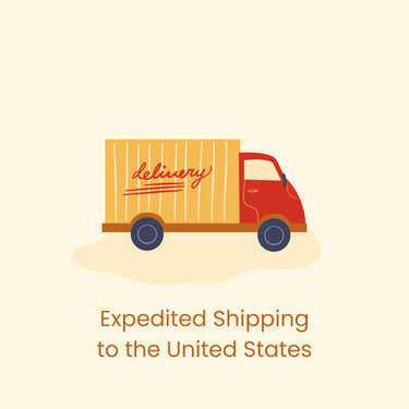 Expedited shipping to the United States