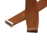 tape in hair copper real human hair