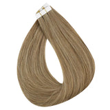 regular tape in hair light brown hair
