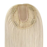 blonde hair clip on hair topper