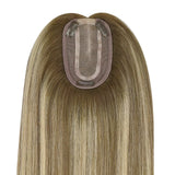 remy hair topper virgin human hair