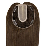 fishnet hair piece virgin hair topper brown hair topper