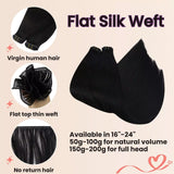 invisible weft flat silk weft