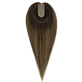 Fishnet hair piece human hair topper for short hair