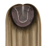 virgin hair topper for women balayage brown to blonde