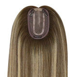 remy hair topper virgin human hair