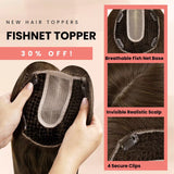 real hair toppers fishnet hair topper