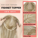 fishnet base hair toppers for women