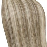 virgin hand tied weft real hair extensions