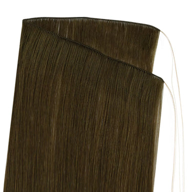 invisible weft hair extensions hand tied weft
