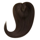 human hair topper for thinning crown