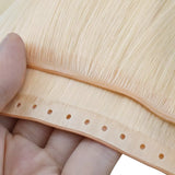hole weft hair extensions butterfly weft