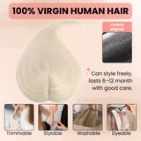 blonde hair toppers virgin hair pieces