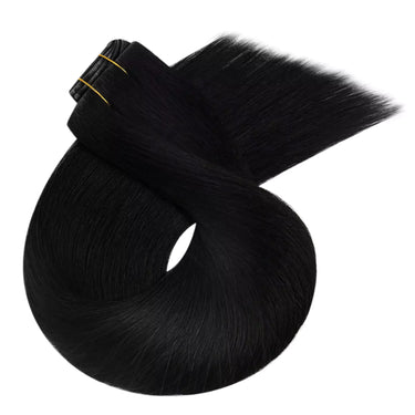virgin remy clip in hair extensions black hair