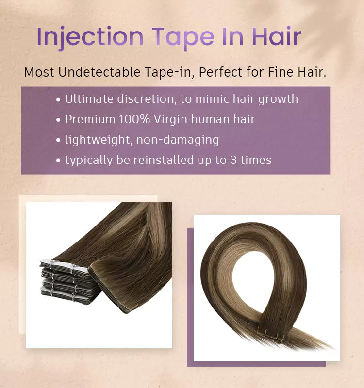 invisible hair extensions tape in hair extensions