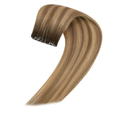 balayage invisible hair extensions tape ins