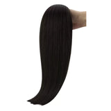 black hair weft hair extensions human hair butterfly weft