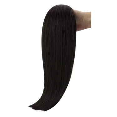 black hair weft hair extensions human hair butterfly weft