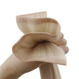hole pu weft seamless weft hair extensions