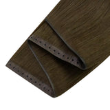 pu hole weft hair extensions light brown hair