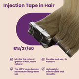 injection tape in hair tape in extensions