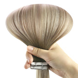 real human hair injections tape in hair extensions
