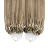 remy hair micro ring hair extensions