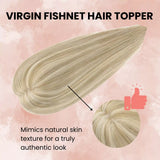 virgin fishnet hair toppers natural hair toppers for women