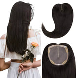 remy hair topper for thinning crown black hair