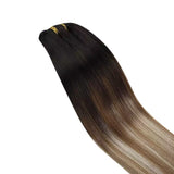 balayage clip in hair extensions