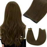 virgin hair micro link weft hair extensions