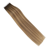 straight hair invisible tape in hair extensions injected tape in hair
