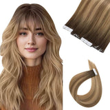 professional tape in hair extensions balayage hair color