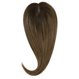 fishnet base and silk base human hair topper