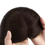 human hair topper for short hair virgin hair