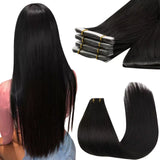human hair tape in extensions