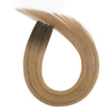 virgin hair weft invisible hair extensions balayge hair color