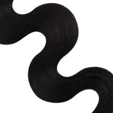 body wave invisible tape in hair