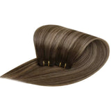 Virgin double weft hair extensions