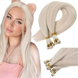 hand tied weft extensions human hair weave