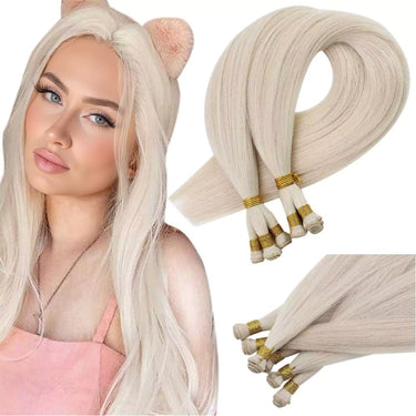 hand tied weft extensions human hair weave
