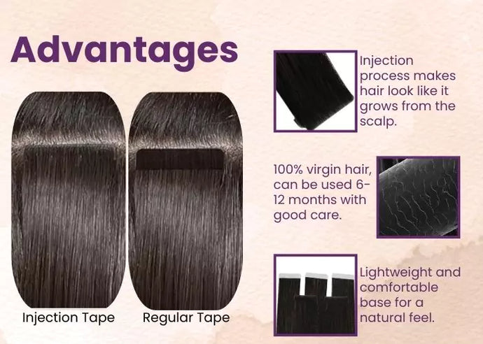 why choose virgin injection tape in hair