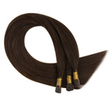 I tip extensions darkest brown