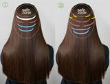 seamless clip ins remy hair silk straight