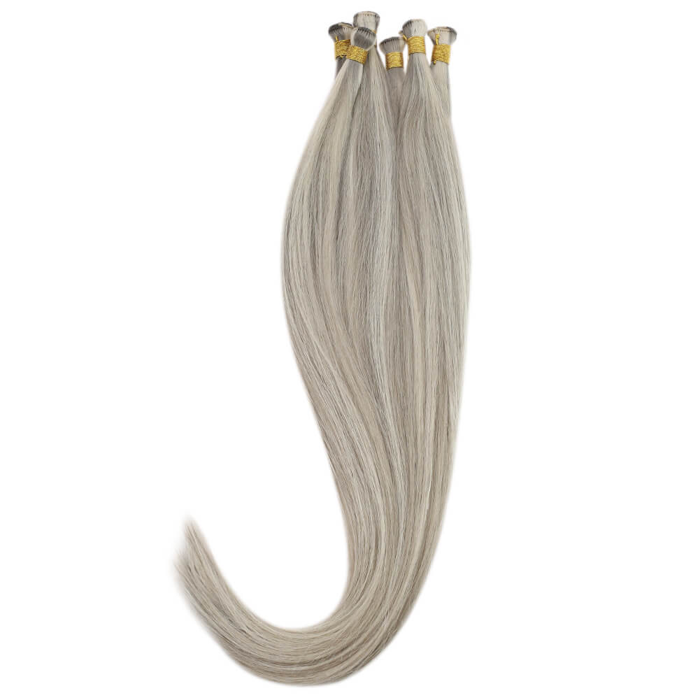 hand tied extensions for thin hair
