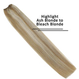 micro link weft hair extensions highlight blonde