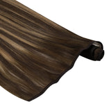 flat weft virgin hair straight