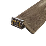 brown mixed blonde virgin hair extensions